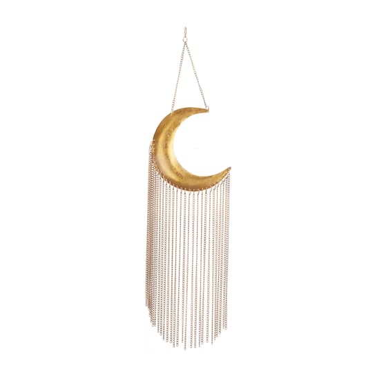 Gold Iron Glam Windchime, 30" x 8"